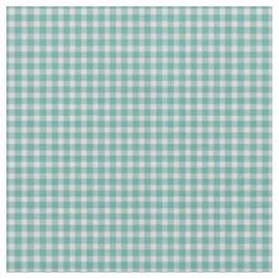 Gulfstream blue-green checkered plaid fabric