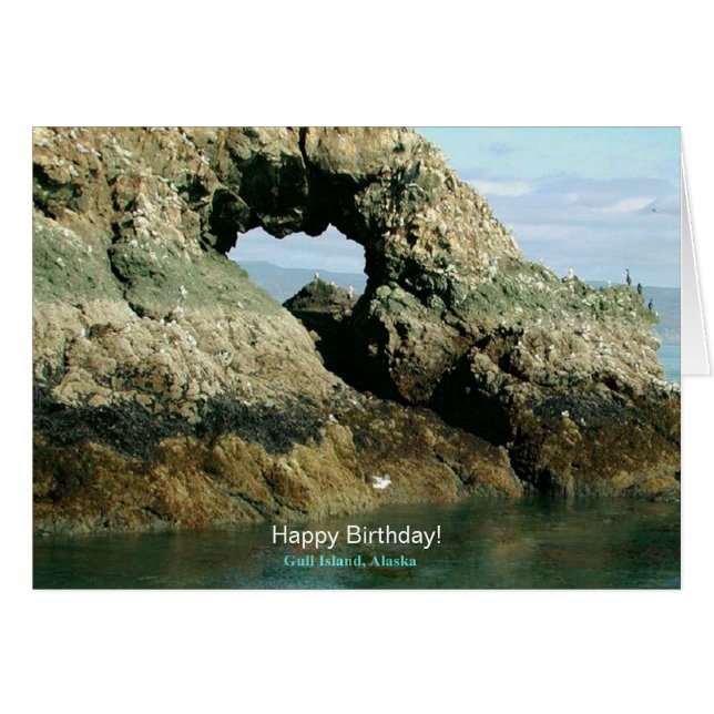 Gull Island Alaska Birthday (Front Horizontal)