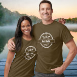 Gull Lake Minnesota anchor, paddles town and name T-Shirt<br><div class="desc">Gull Lake, Minnesota nautical anchor design is personalised with your town (such as Brainerd, Nisswa, etc.) and your name (or delete). This retro, vintage style design features a white circle, anchor, crisscrossed paddles and a bold banner that reads Gull Lake. Perfect for the boating enthusiast or anyone who loves Gull...</div>