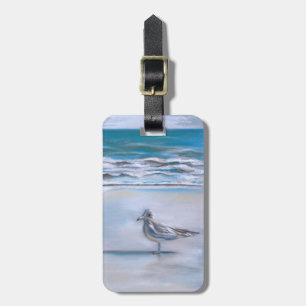 Gull on the Shore Luggage Tag