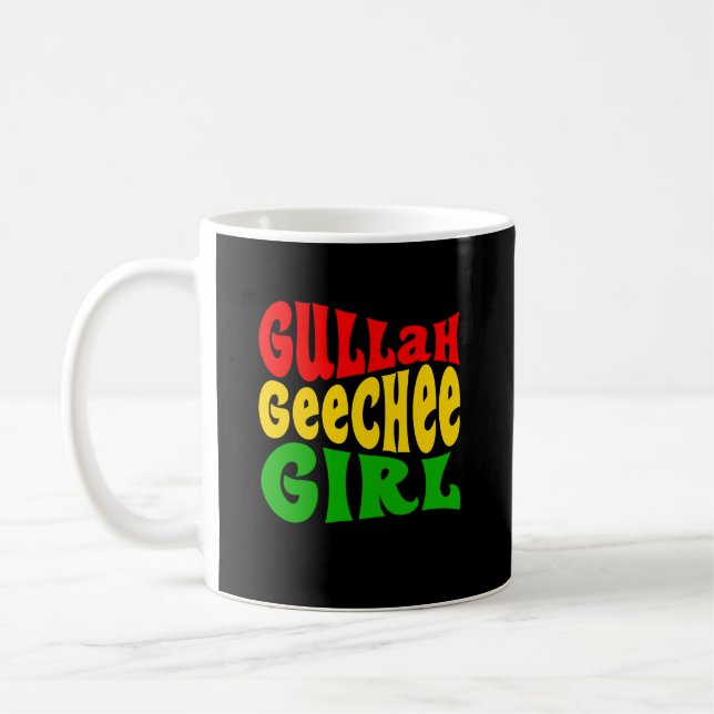Gullah Geechee Girl Gift Coffee Mug (Left)