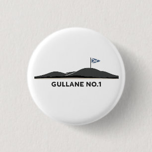 Gullane Scotland Golf Ball 3 Cm Round Badge