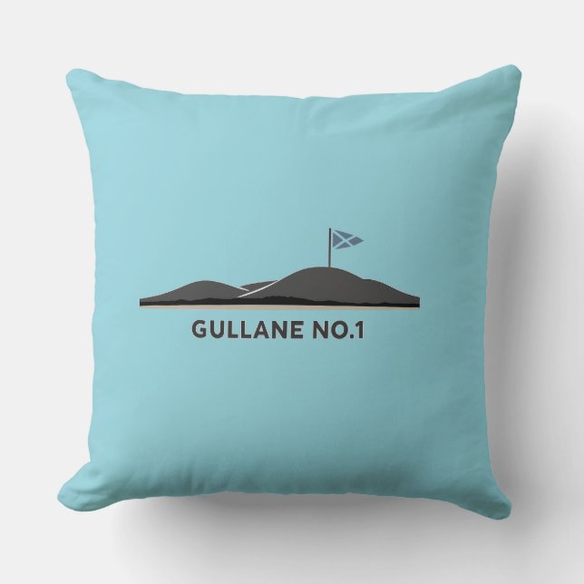 Gullane Scotland Golf Ball  Cushion (Front)