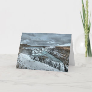 Gullfoss Waterfall, Iceland Card