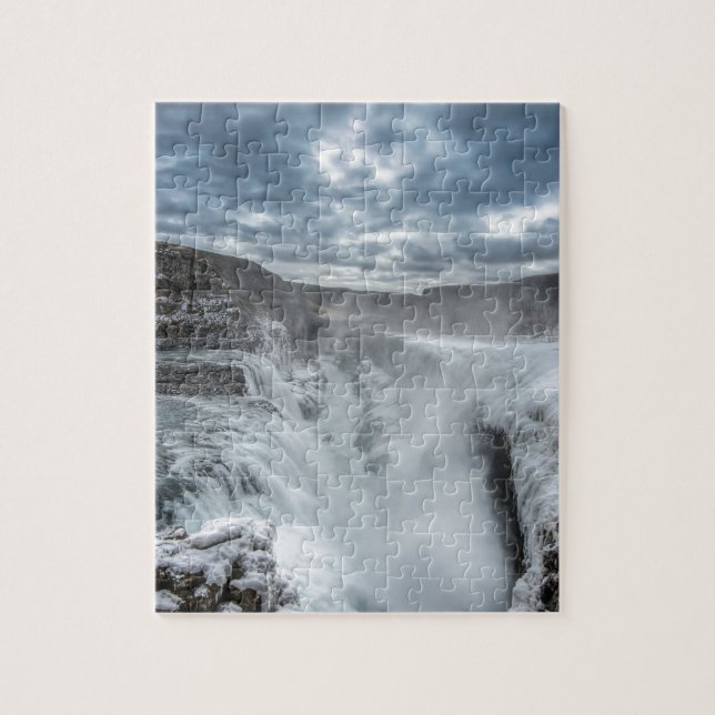 Gullfoss Waterfall, Iceland Jigsaw Puzzle (Vertical)