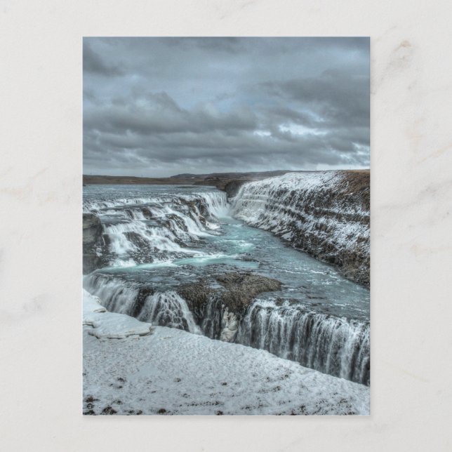 Gullfoss Waterfall, Iceland Postcard (Front)