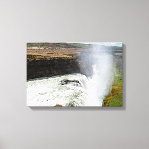 Gullfoss waterfall - Southwest Iceland Canvas Print