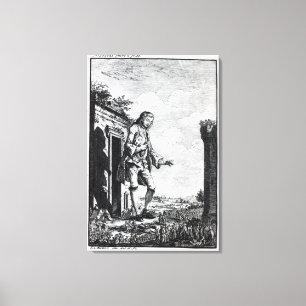 Gulliver amongst the Lilliputians Canvas Print