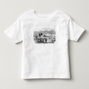 Gulliver transported to the Lilliputian Toddler T-Shirt