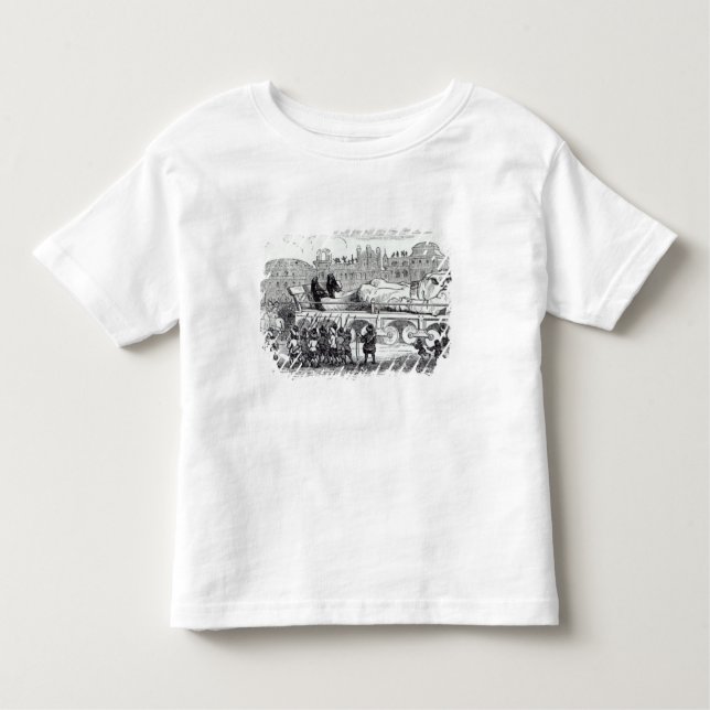Gulliver transported to the Lilliputian Toddler T-Shirt (Front)