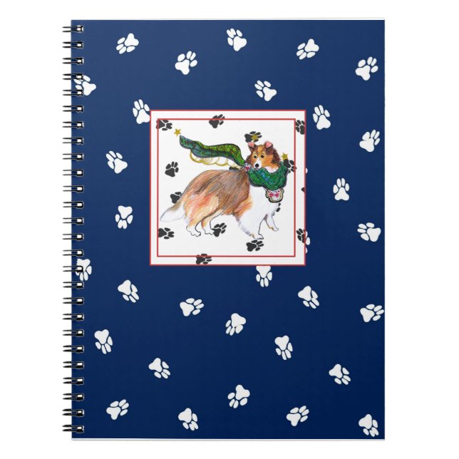 Gulliver's Angels Sheltie Notebook (Front)