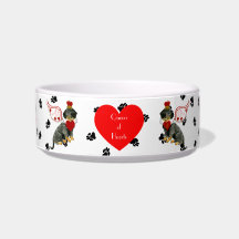 Gulliver's Angels Wire Haired Dachshund Dog Bowl