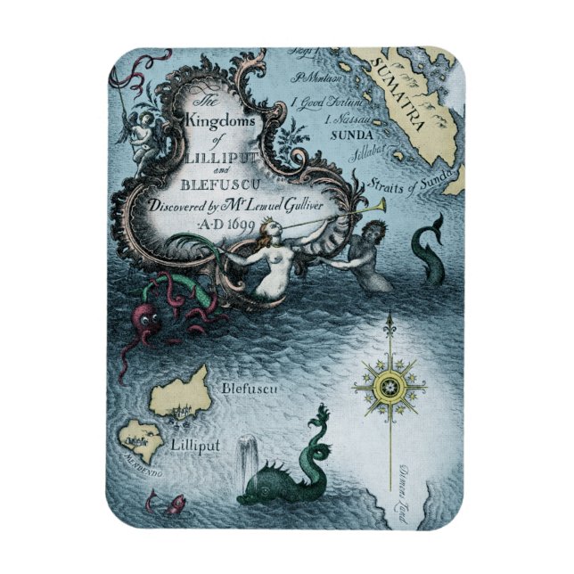 Gulliver's Travels by Jonathan Swift Magnet (Vertical)