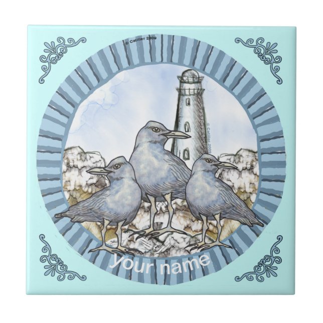 Gulls Guide Lighthouse  tile (Front)
