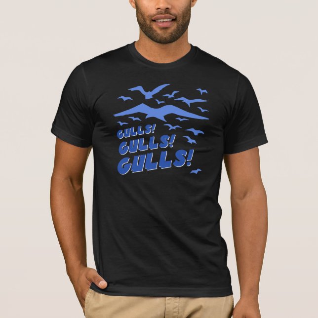 Gulls! Gulls! Gulls! T-Shirt (Front)