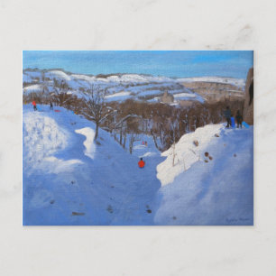 Gully Black Rocks Derbyshire 2009 Postcard