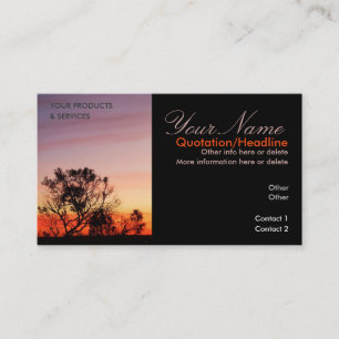 Gully Sunset Quench Business Card