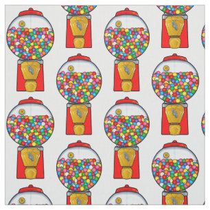 Gum Ball Machine One Cent a Chew Fabric