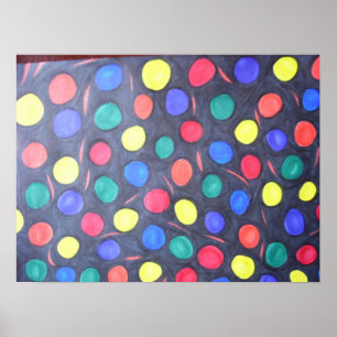 Gum-balls in Space Poster