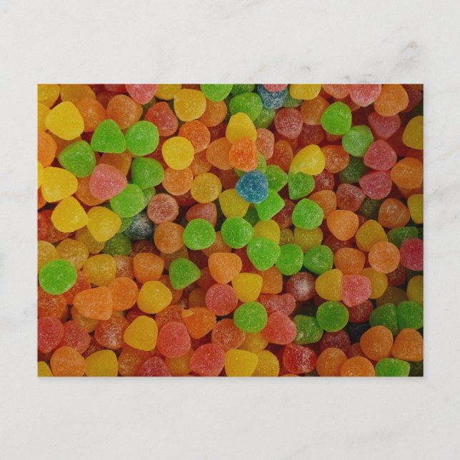 Gum Drops Sweets Postcard (Front)