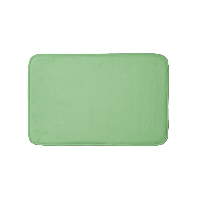 Gum Leaf,Pale Leaf,Pixie Green, Bath Mat (Front)
