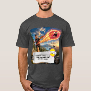 Gum Wrapper Jokes Disc Golf T-Shirt