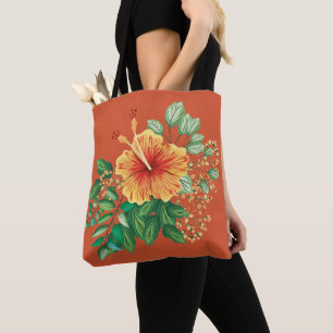 Gumamela Flower Tote Bag
