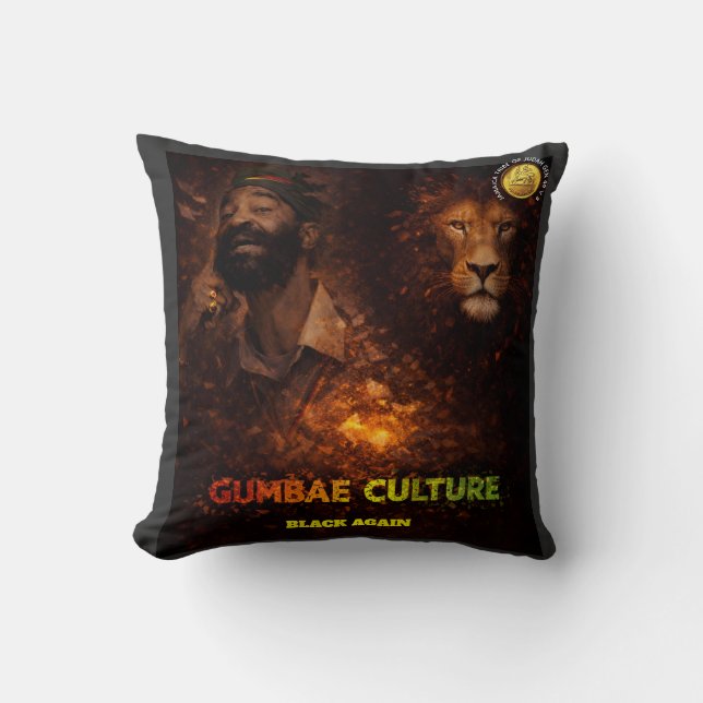 GUMBAE CULTURE Throw Pillow (Front)