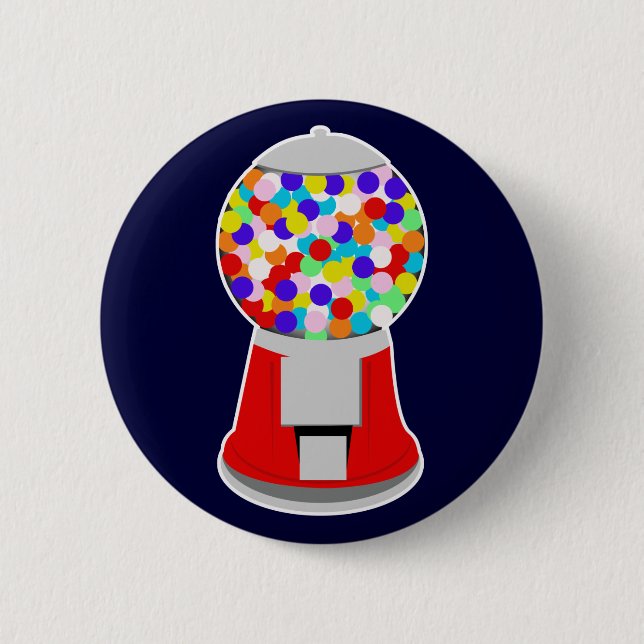 Gumball Machine 6 Cm Round Badge (Front)