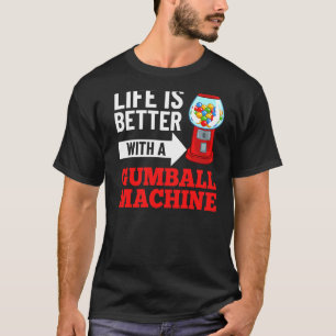 Gumball Machine Gum Ball Bubble Chewing Gum T-Shirt