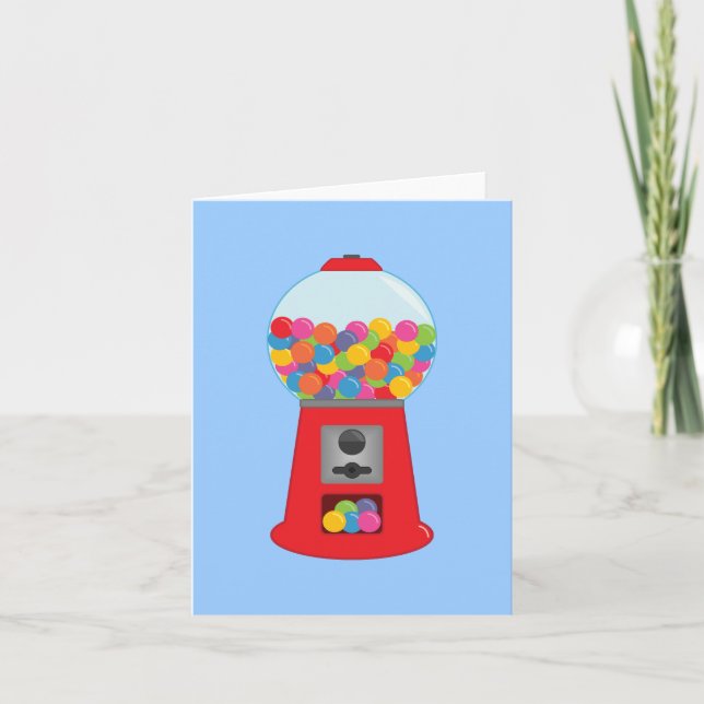 Gumball Machine Note Cards (Front)