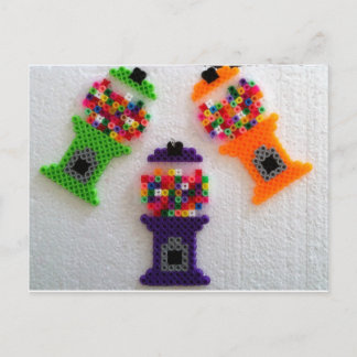 gumball machine postcard