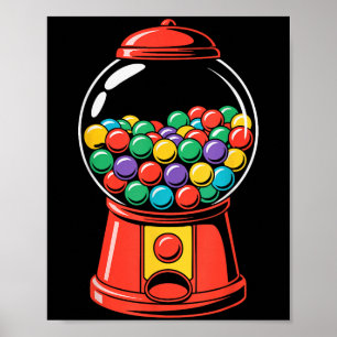 Gumball Machine Shirt Adult Men Women Kids Gum Bal Poster