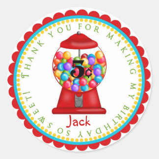 Gumball Machine Stickers