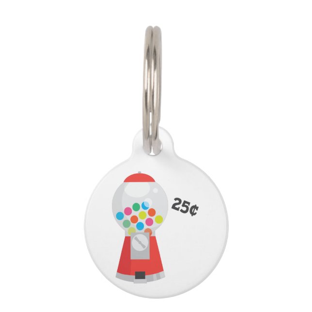 Gumball Macine Pet Tag (Front)