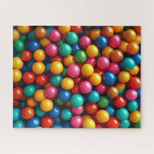 Gumballs Colourful Gum and Candy Jigsaw Puzzle