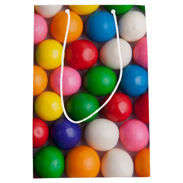 Gumballs Medium Gift Bag (Front)