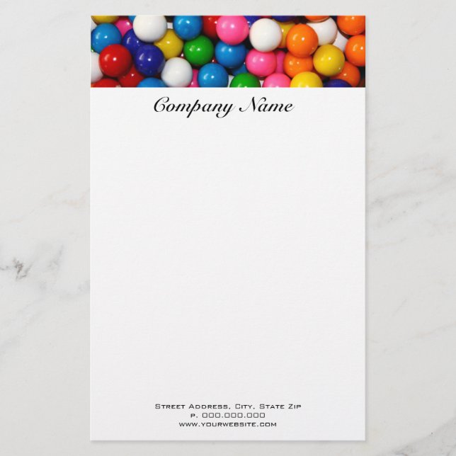 Gumballs Stationery (Front)