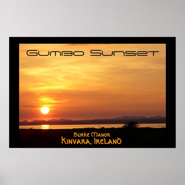 Gumbo Sunset Poster (Front)