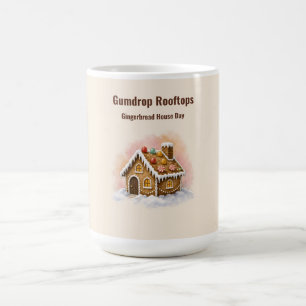 Gumdrop Rooftops Gingerbread House Day Coffee Mug