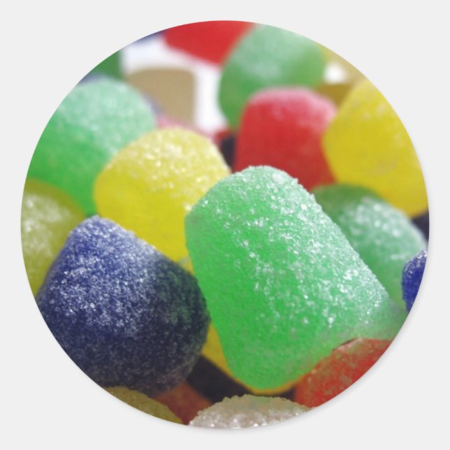 Gumdrops Galore Classic Round Sticker (Front)