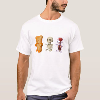 Gummi Bear Anatomy Triptic WHITE T-Shirt