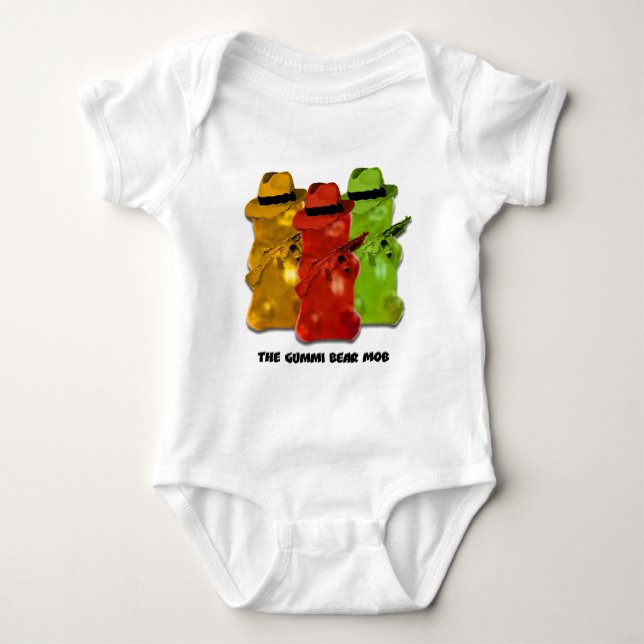 Gummi Bear Mob Baby Bodysuit (Front)