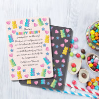 Gummy Bear Colourful Jelly Candy Baby Shower