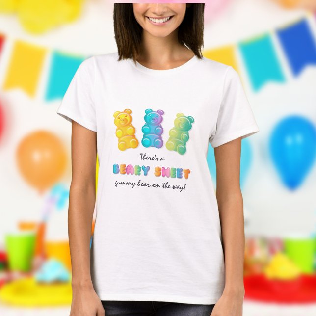Gummy Bear Colourful Jelly Candy Mum To Be T-Shirt (Creator Uploaded)