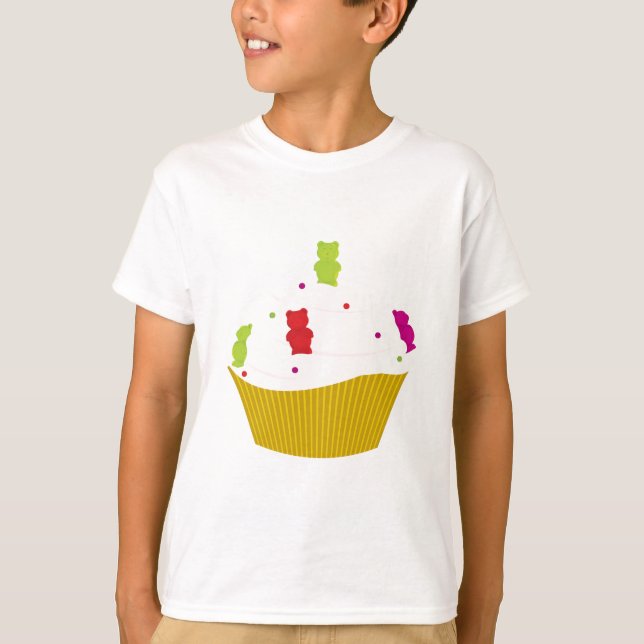 Gummy bear cupcake T-Shirt (Front)
