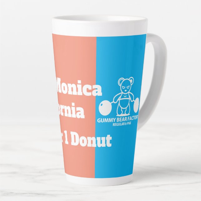 Gummy Bear Factory Latte Mug (Right Angle)