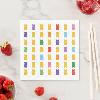 gummy bear fun napkin