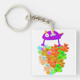Gummy Bear Harvest Monster Key Ring