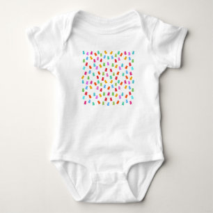 Gummy bear pattern baby bodysuit